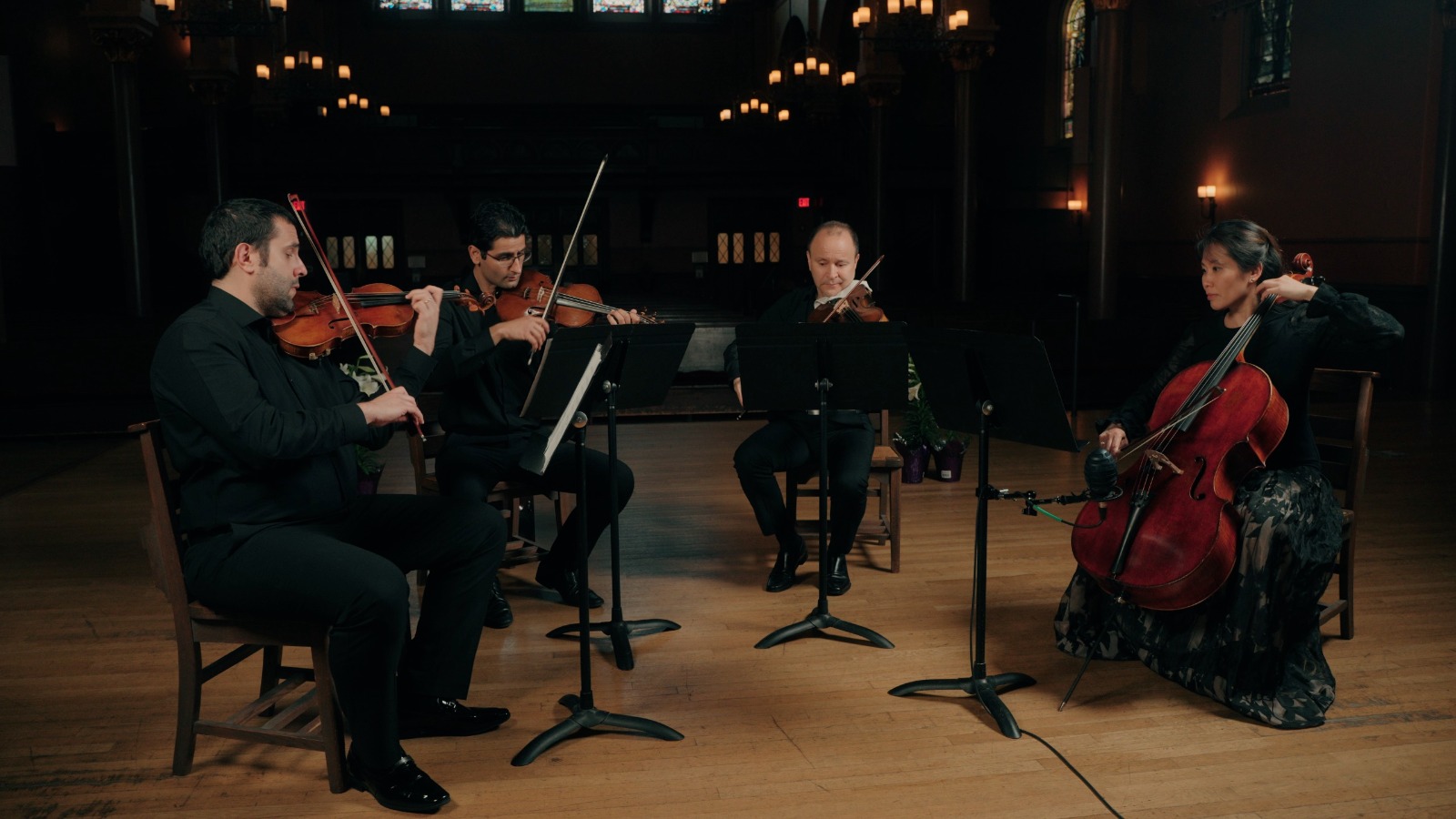 String ensemble performing